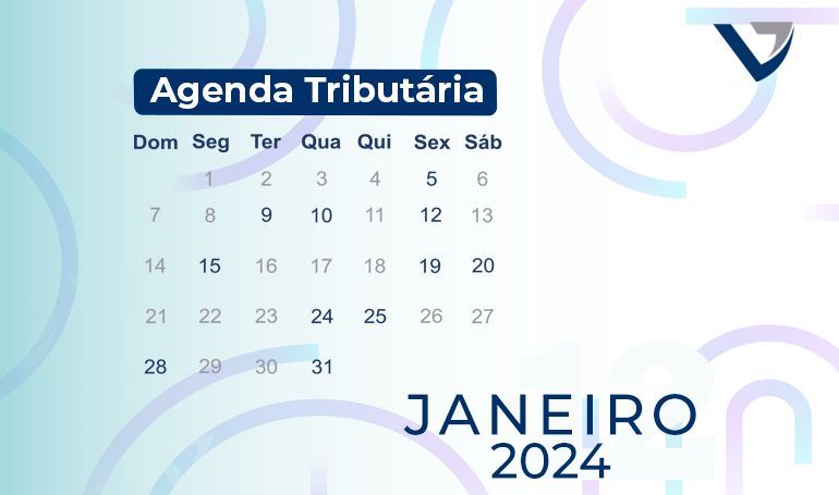 Agenda Tributária Janeiro/2024