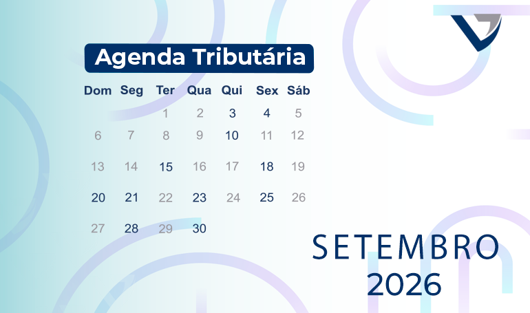 Agenda Tributária Setembro 2026