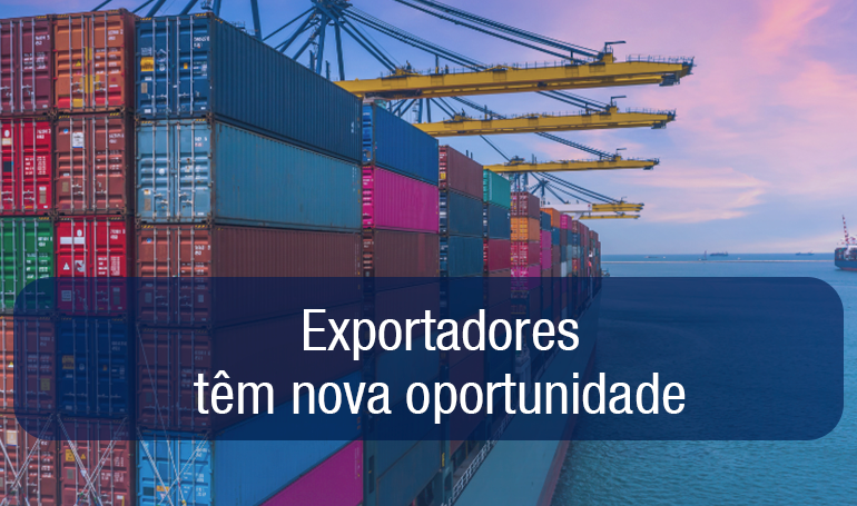 Exportadores que acessarem linhas de financiamento terão que manter ou ampliar empregos
