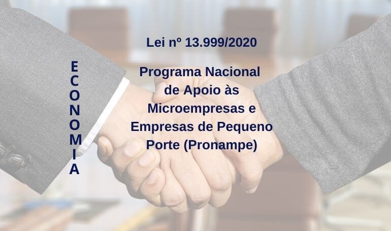 Lei nº 13.999 de 18/05/2020 (Pronampe)